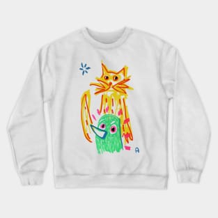 cat Crewneck Sweatshirt